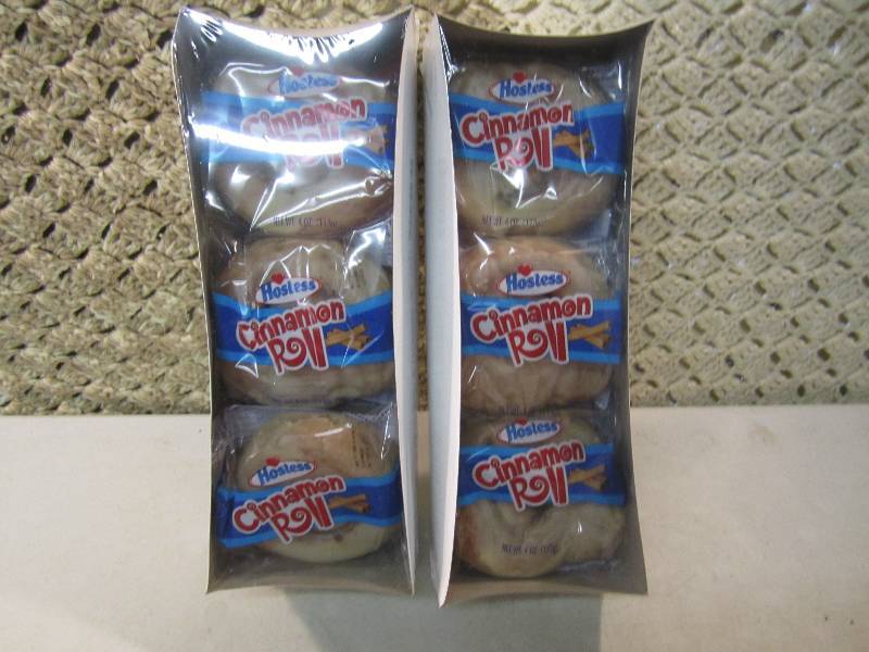 lot 180 image: Lot of 12 Hostess Cinnamon Rolls In...