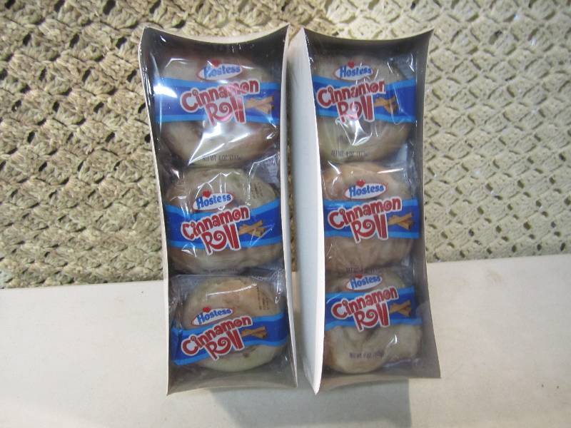 lot 181 image: Lot of 12 Hostess Cinnamon Rolls In...