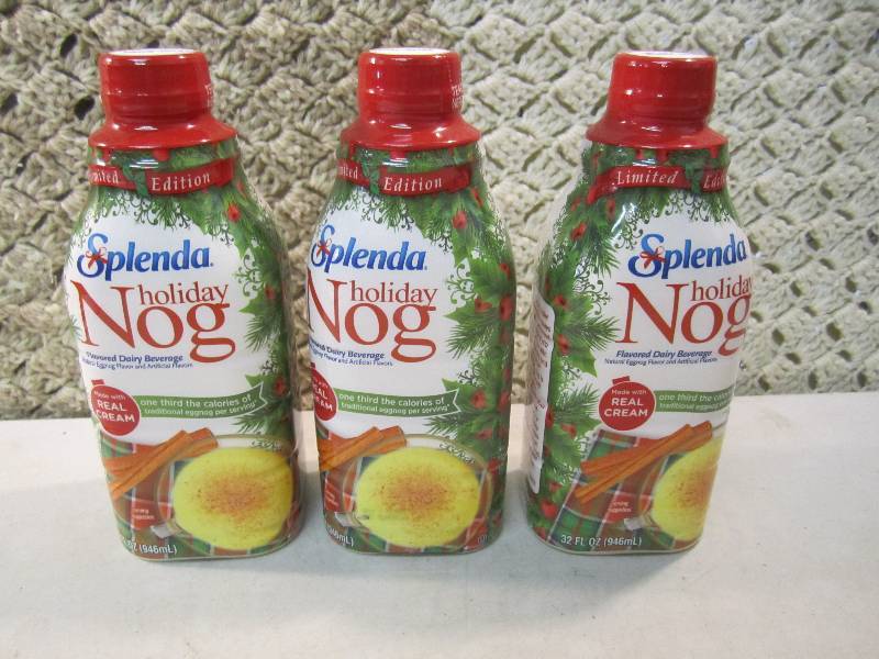 lot 183 image: Lot of 3 Bottles Splenda Holiday No...