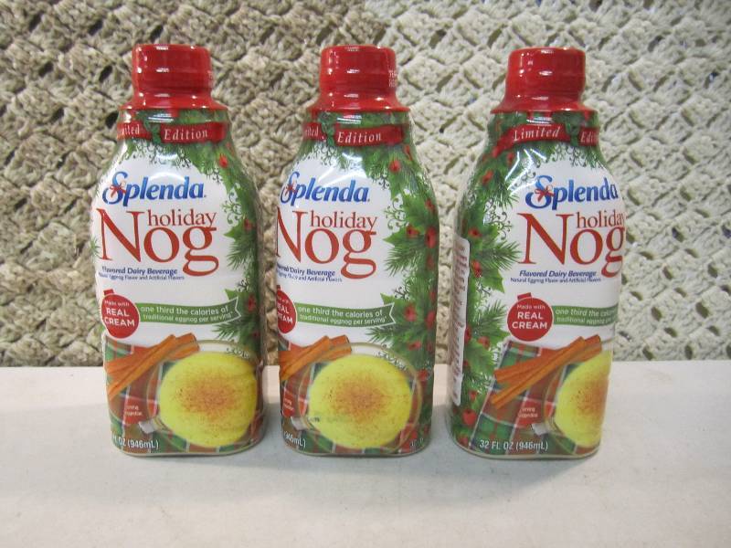 lot 184 image: Lot of 3 Bottles Splenda Holiday No...