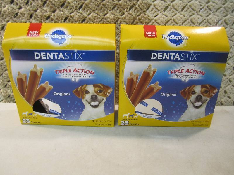 lot 187 image: Lot of 2 Boxes Pedigree DentaStix D...
