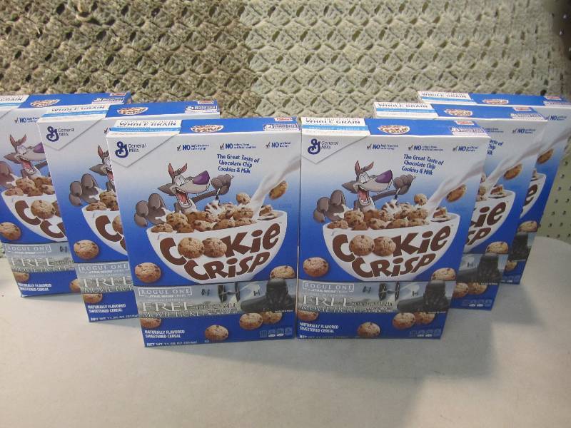 lot 192 image: Lot of 6 Boxes Cookie Crisp Cereal ...