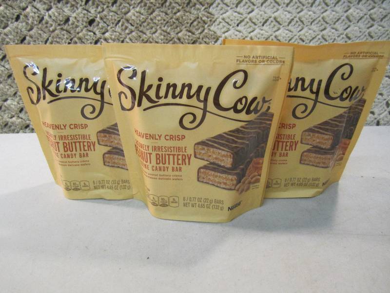 lot 203 image: Lot of 3 Bags Skinny Cow Heavenly C...