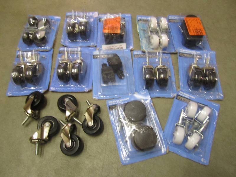 lot 228 image: Lot of Misc Casters See Photos  BS...