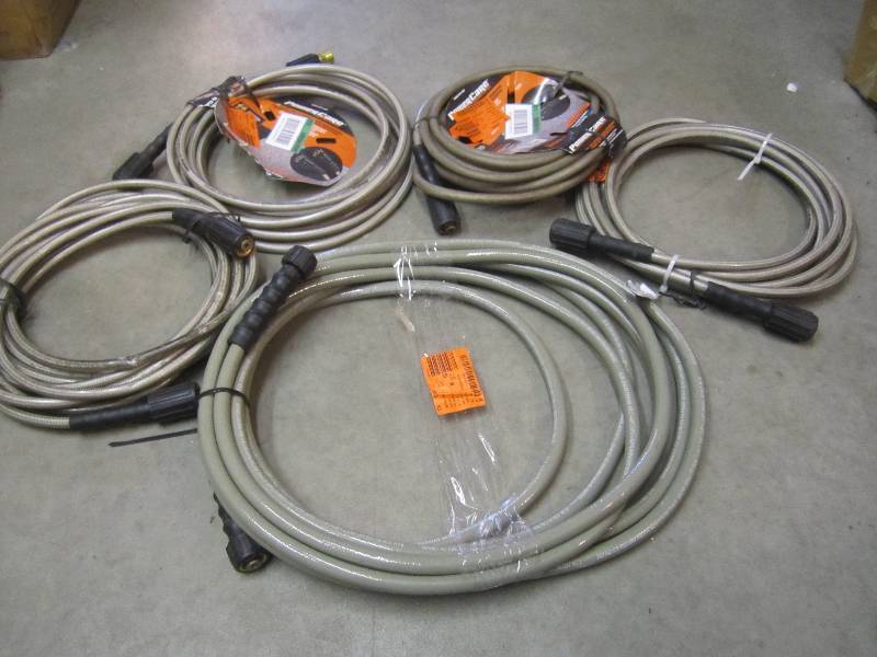 lot 230 image: Lot of 5 Pressure Washer Hoses  RM5...