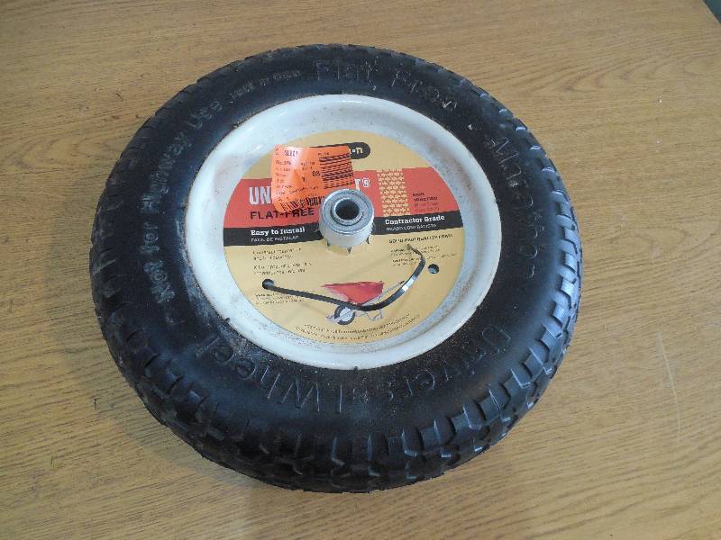 lot 56 image: Marathon 14-12 in. Flat-Free Wheel for Wheelbarrows