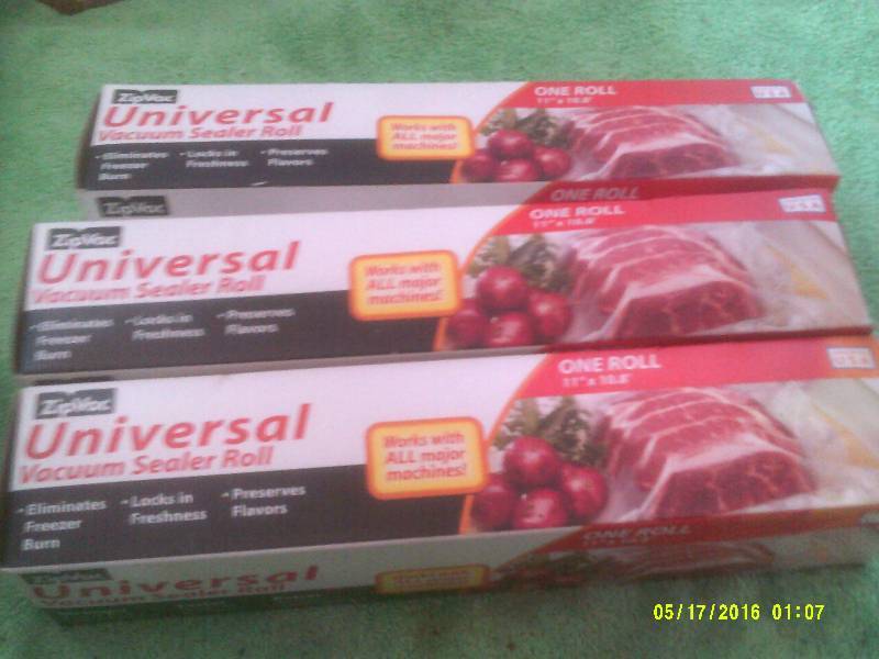 3 BOXES UNIVERSAL VACUUMM SEAL BAGS