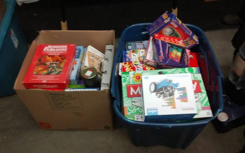 lot 37 image: 2 Large Box Lot Of Family Board Games