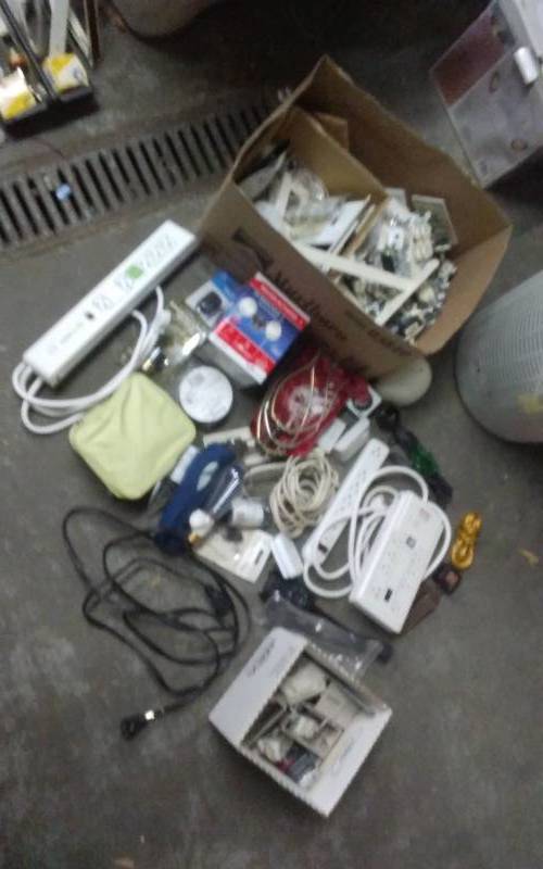 lot 103 image: Large Lot Of Hardware-Electrical- Outlets, Covers, Multi Plugs