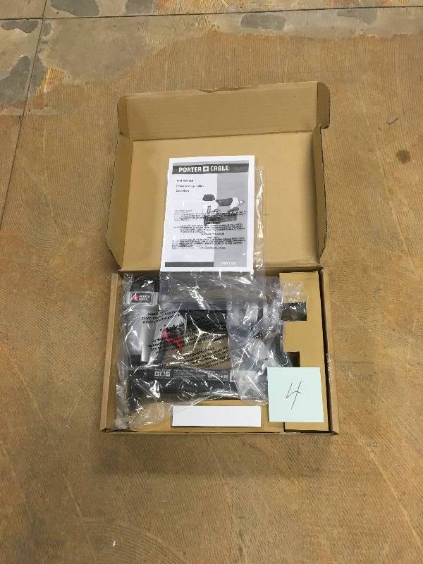 lot 4 image: Porter-Cable 23-Gauge 1-38 in Pin Nailer not used