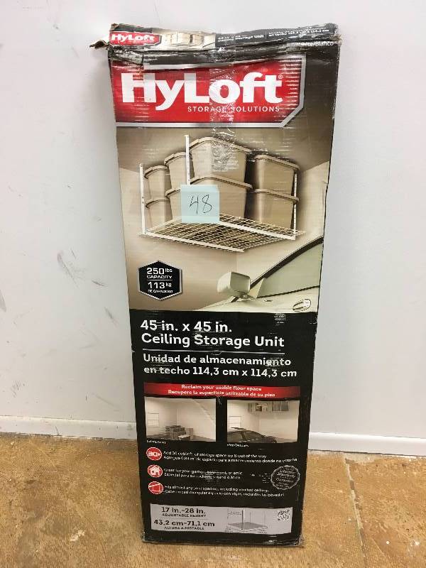 Hyloft Steel Ceiling Storage Unit Not Used Kx Real Deal