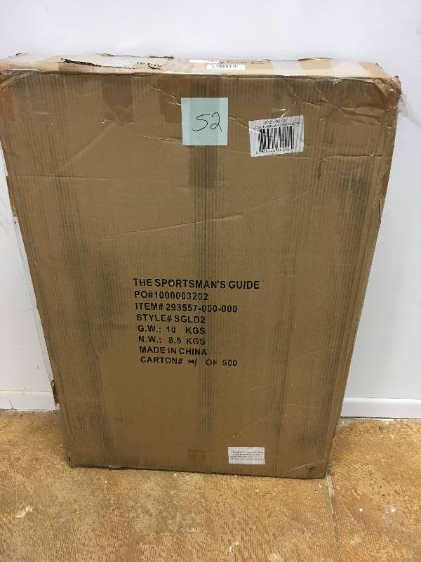 lot 52 image: Guide Gear Deluxe Waterfowl Hunting Blind open box