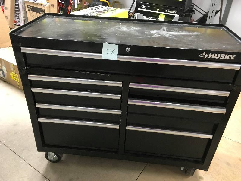 Husky 52 In 9 Drawer Roller Cabinet Tool Chest Damaged See