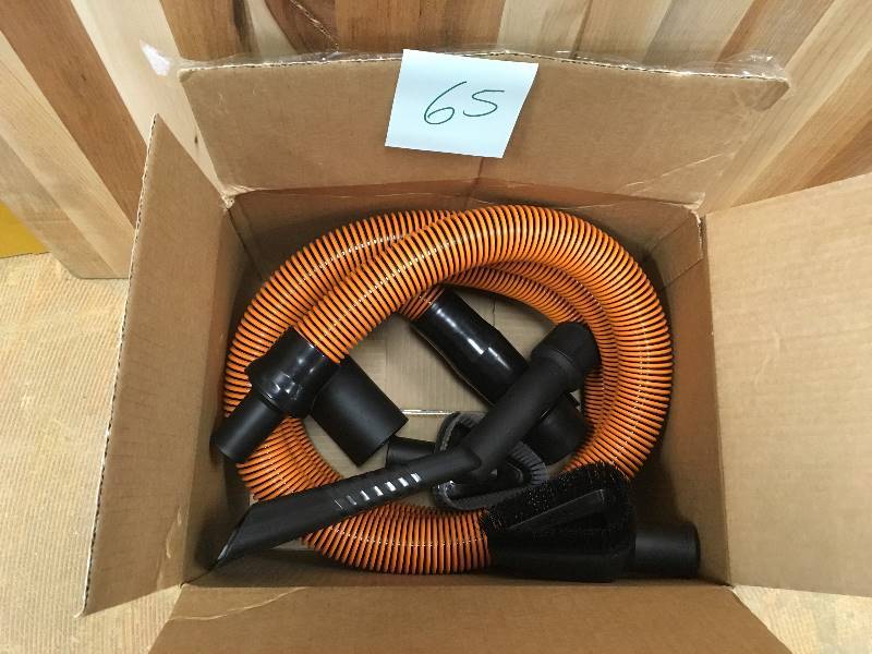 lot 65 image: Rigid 1-14 in. 7- Piece Premium Car Cleaning Accessory Kit for Rigid WetDry Vacs not used