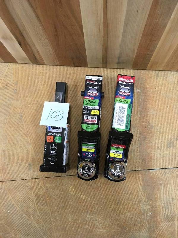 lot 103 image: Reese Towpower Towing Components- Lot of 3 not used