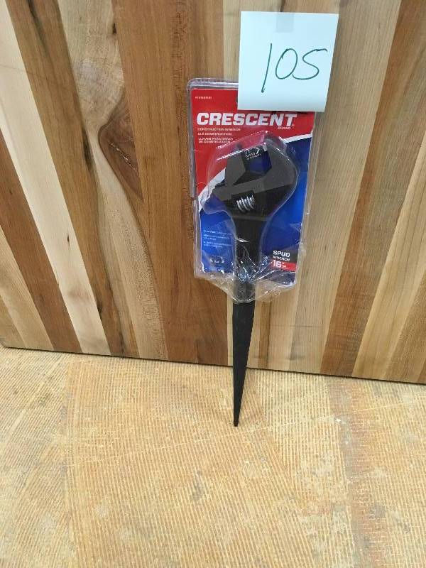 lot 105 image: Crescent Wrench Adjustable 16 in. wrench
