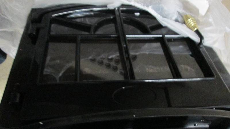 lot 25 image: Vintage-style Electric Fireplace op...