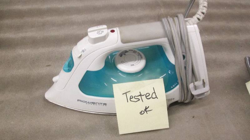 lot 34 image: Rowenta Steam Iron- tested...