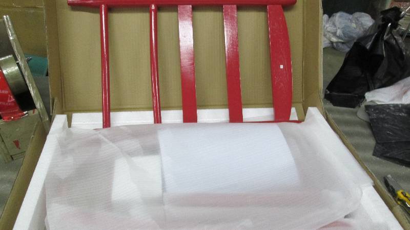 lot 107 image: Childs Rocking Chair open box, cra...