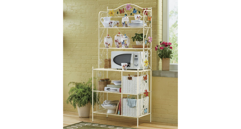 lot 9 image: Butterfly Bakers Rack open box Ret...