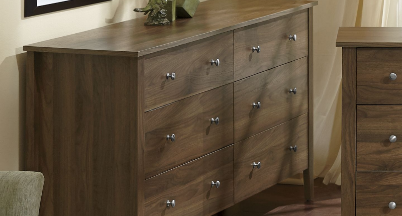 lot 77 image: Emil 6-Drawer Lowboy open box Retai...