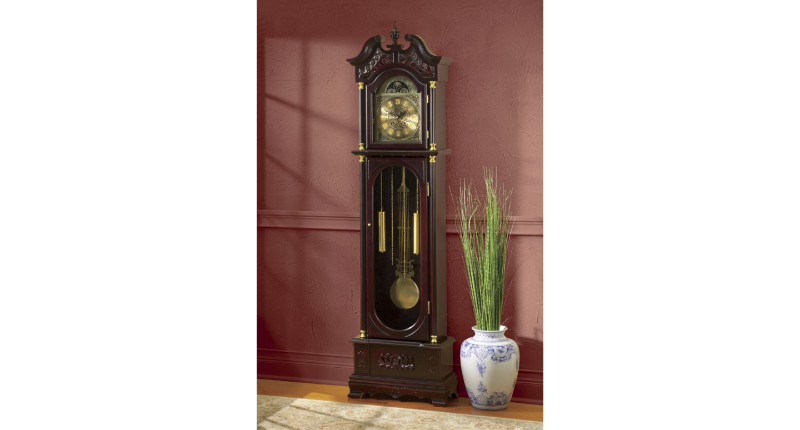 lot 89 image: Westminster Grandfather Clock open ...