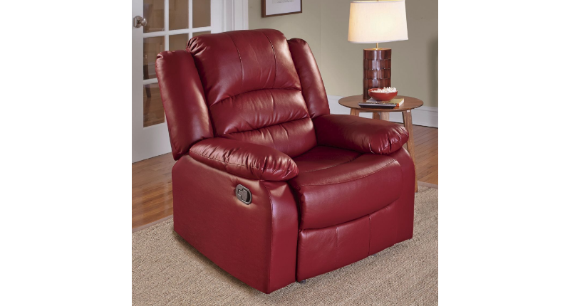 lot 95 image: Overstuffed Recliner open box Retai...