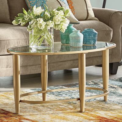 lot 206 image: Tapered Leg Coffee Table open box A...