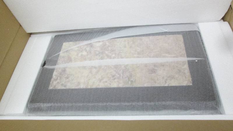 lot 125 image: Marble Top Sofa Server open box Ret...