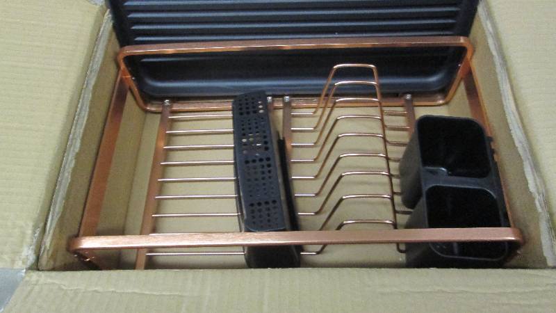 lot 180 image: Coppertone Dish Rack open box Retai...