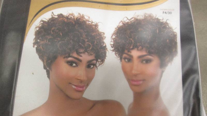 lot 229 image: MotownTress Remy Wig Retail $79.99...