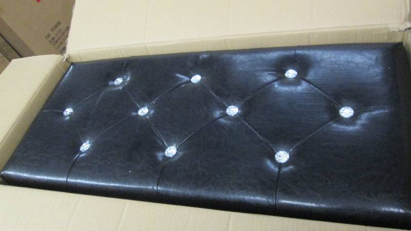 lot 251 image: Bling Storage Bench open box Retail...