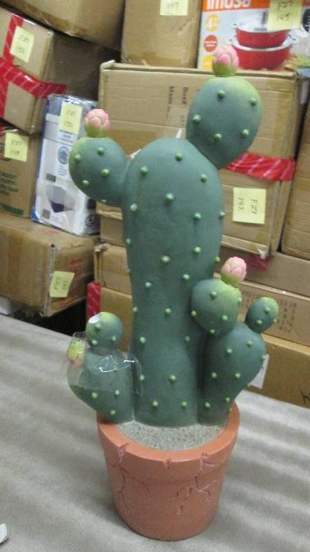 lot 255 image: LED Cactus, needs repair, untested ...