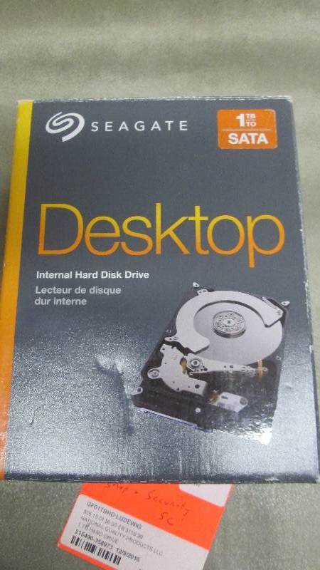lot 274 image: Seagate 1TB Internal Hard Disk Driv...