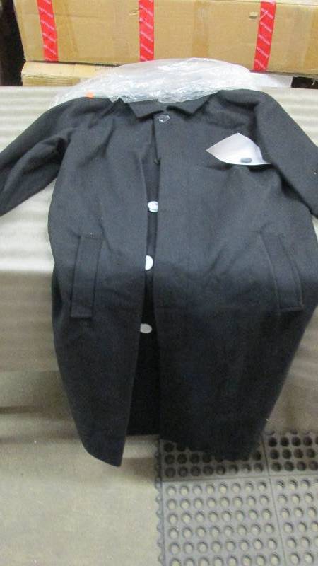 lot 298 image: Ashro Size 42 Black Overcoat...