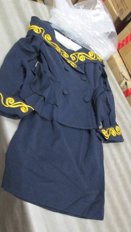 lot 299 image: Ashro Size 6 Ladies Navy 2 Piece Sk...