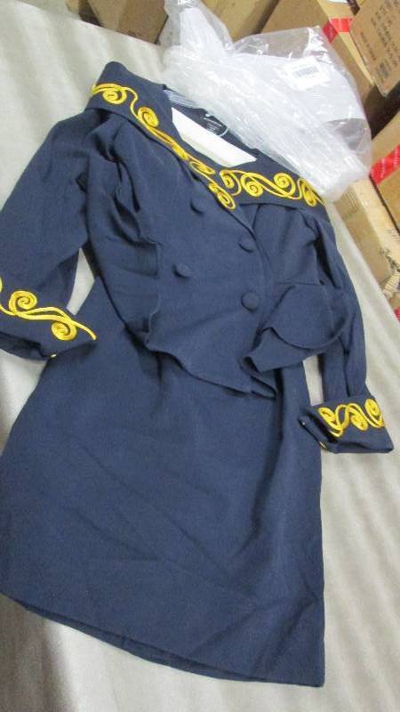 lot 300 image: Ashro Size 6 Ladies Navy 2 Piece Sk...