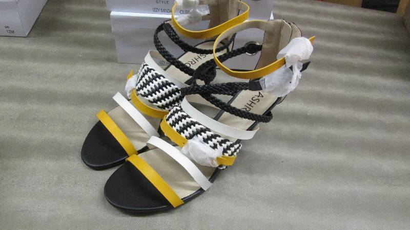 lot 328 image: Ashro Size 12M Ladies Izzy Sandal C...