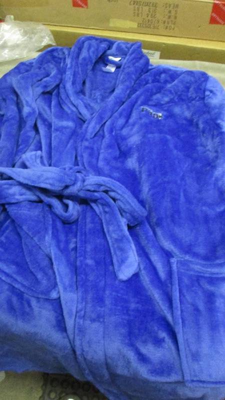 lot 393 image: Personalized One Sized Mens Robe...