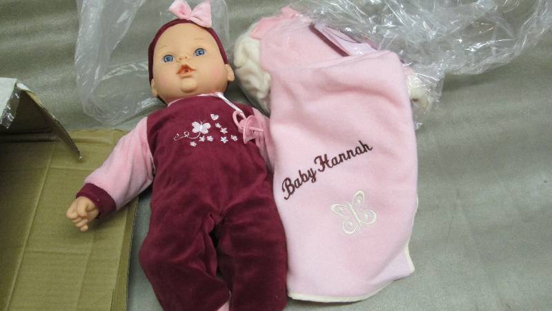 lot 397 image: Personalized Baby Doll Set...