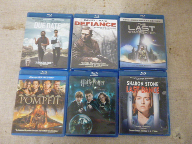lot 8 image: 6 DVD Blueray Movies