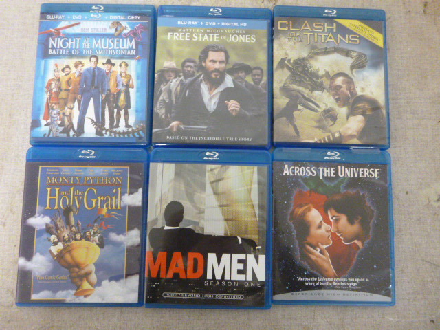 lot 9 image: 6 DVD Blueray Movies