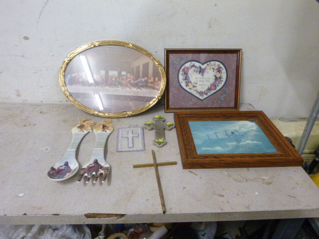 lot 83 image: Religious Wall Hangings