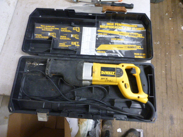 lot 92 image: DeWalt Reciprocating Saw