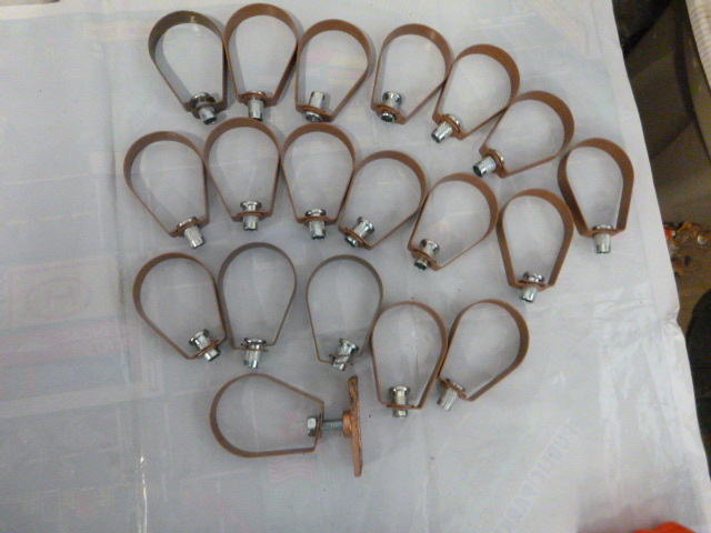 lot 127 image: 19 Copper Hangers