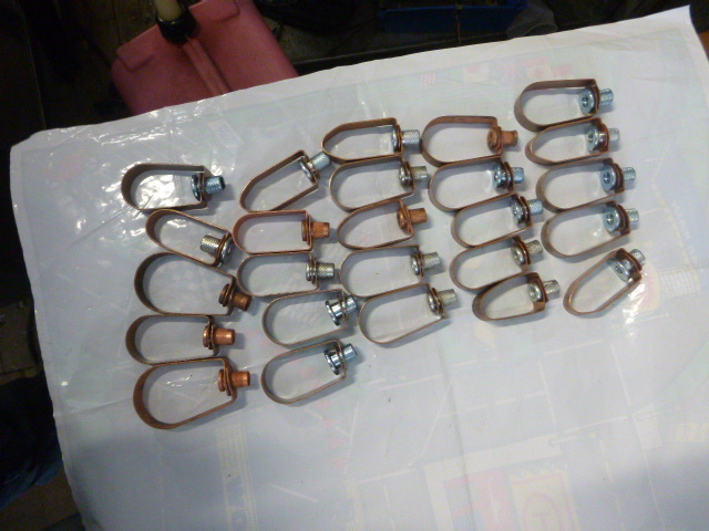 lot 134 image: 25 Pipe Hangers