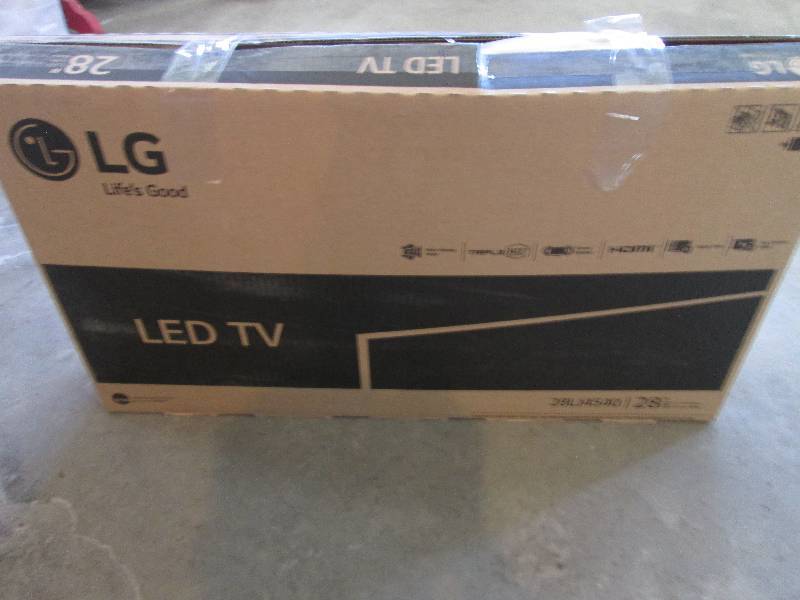 lot 27 image: New LG 28 LED TV...