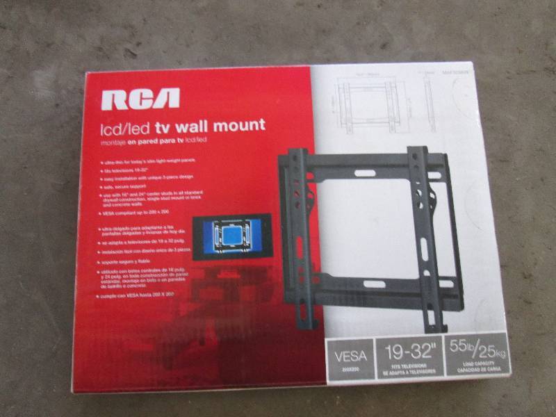 lot 29 image: New RCA 19 - 32 inch tv mount...