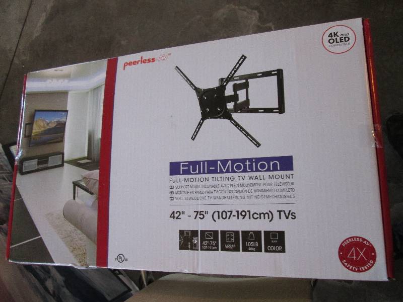 lot 30 image: New Peerless 42 - 75 tV Mount...