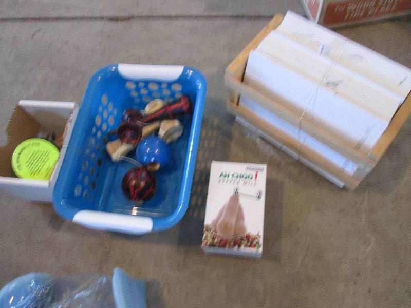 lot 56 image: Lot of science toys, pepper grinder...